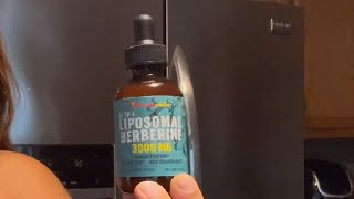 Berberine HCl Drops Supplement 3000 mg   Liposomal Berberine HCl Liquid Review