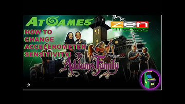 Atgames 4K Pinball: The Addams Family - Change Accelerometer Sensitivity To Fix Plunger Lag!