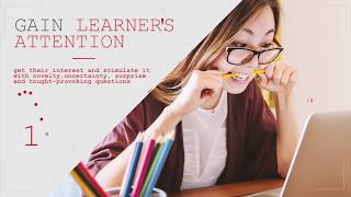 9 events of instruction by Robert Gagné