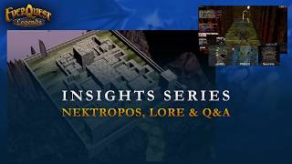 Famous EverQuest Legends Insights Series - Nektropos, Lore & Q&A Wealth