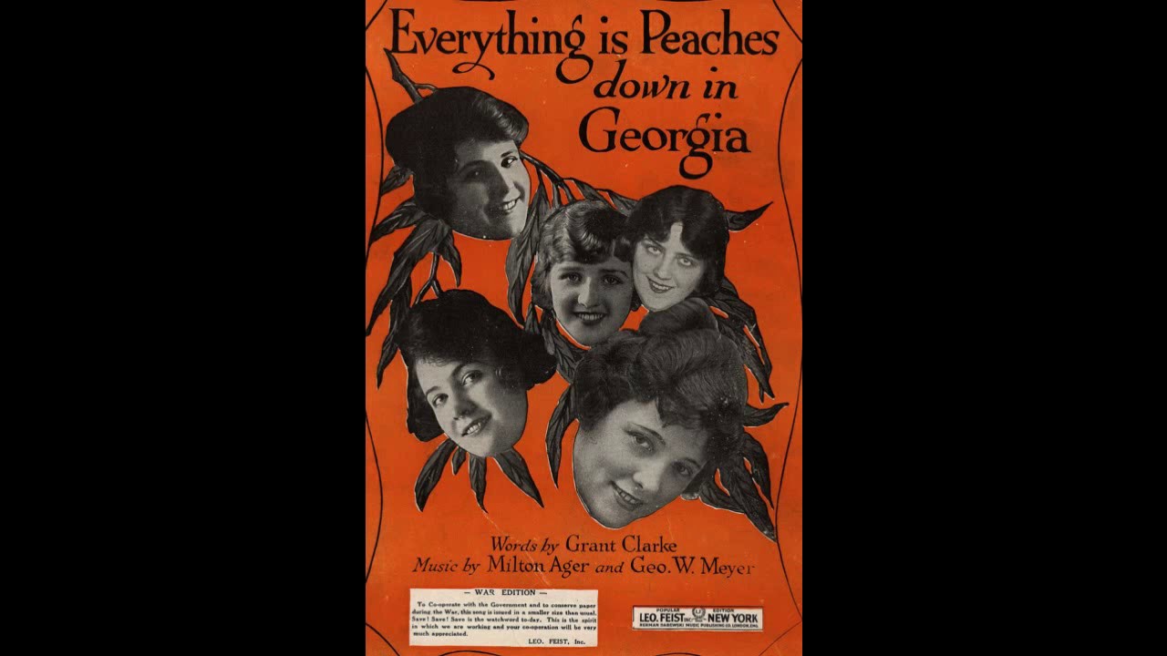 Everything Is Peaches Down In (1918) YouTube