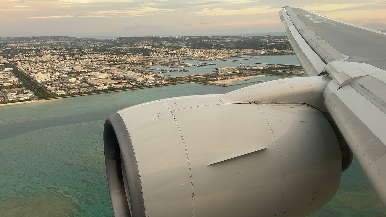 ANA Boeing777-300 羽田空港出発&那覇空港到着