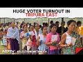 Lok sabha elections  tripura east registers 762 voter turnout till 5 pm