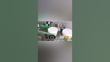 Automatic Big Round Plastic Bottles Container Cans Barrel Sticker Labeling Machine