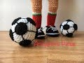 Como tejer balón de futbol en crochet, amigurumis Petus