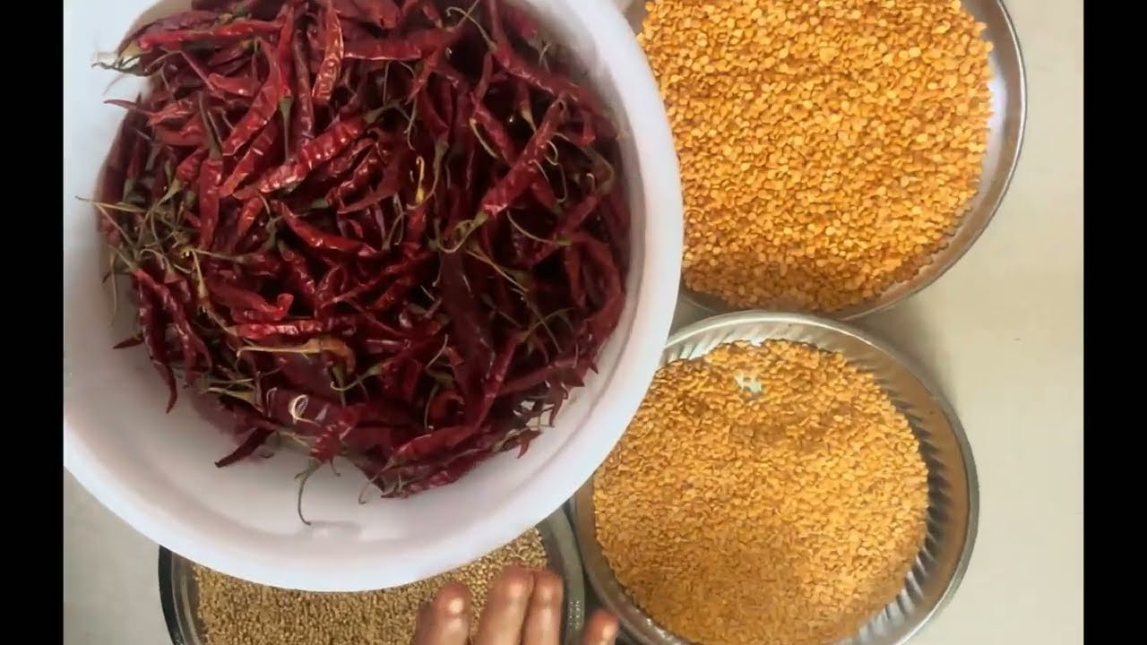 How I Make 5kg Sambar Powder for 5 Months | Authentic South Indian Style #quickrecipe #viral#cooking