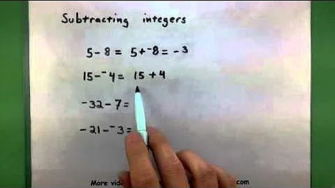 Basic Math - Subtract integers