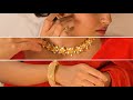 Floral gold jewellery from the house of pc chandra jewellers