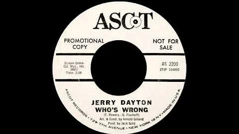 Jerry Dayton - Who's Wrong