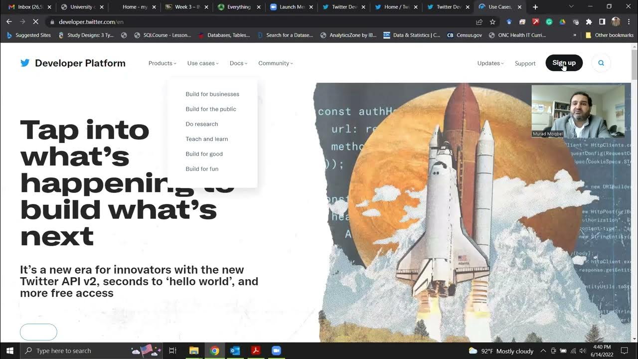 Getting Twitter API Access - YouTube