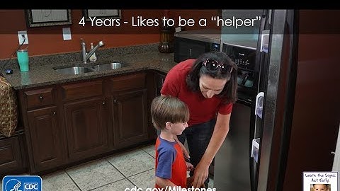 4 Years – Likes to be a “helper”