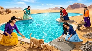 🏜️ We Built A Swimming Pool In The Middle Of The Desert 😱