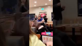 Free Style Fight in Public Restaurant #ufc #shorts Self Record