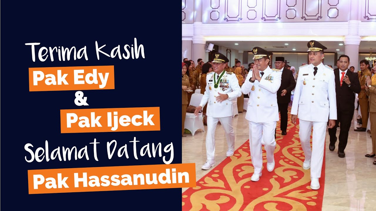 Edy Rahmayadi dan Musa Rajekshah Serahkan Tampuk Kepemimpinan kepada Pj Gubernur Sumut Hassanudin