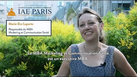 [ITW enseignant] Marie-Eve LAPORTE - Responsable du MBA Marketing et communication santé
