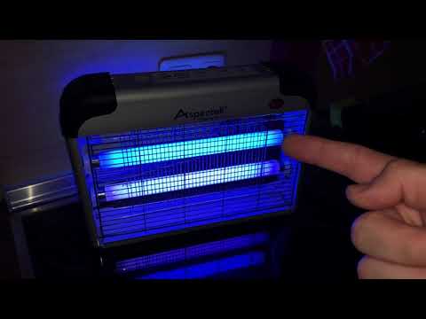 Aspectek Zapper & Electric Insect Killer (Mosquito Bug, Fly & Other Pest) unboxing and instructions