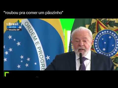 Lula defende pequenos furtos. Nada de gerar emprego e renda