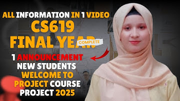 🔥 𝐂𝐒𝟔𝟏𝟗 𝐅𝐢𝐧𝐚𝐥 𝐘𝐞𝐚𝐫 𝐏𝐫𝐨𝐣𝐞𝐜𝐭 𝐆𝐮𝐢𝐝𝐞𝐥𝐢𝐧𝐞𝐬 | 𝐅𝐚𝐥𝐥 𝟐𝟎𝟐𝟓 | 𝐂𝐨𝐦𝐩𝐥𝐞𝐭𝐞 𝐀𝐧𝐧𝐨𝐮𝐧𝐜𝐞𝐦𝐞𝐧𝐭 𝐄𝐱𝐩𝐥𝐚𝐢𝐧𝐞𝐝