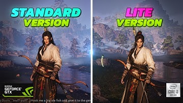 WHERE WINDS MEET LITE vs STANDARD VERSION - COMPARISON in GTX 1060 + i3 10100F!
