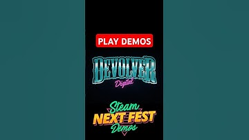 Play INCREDIBLE demos right now #indiegames #steam #nextfest #devolverdigital