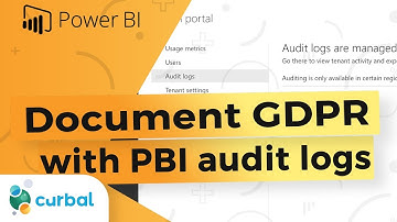 Monitor usage with Power BI audit logs