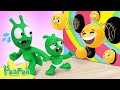 Pea pea searches for the lost baby in the rainbow maze s for kids