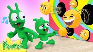 Pea Pea Searches For The Lost Baby In The Rainbow Maze  videos for kids