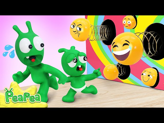 Pea Pea Searches For The Lost Baby In The Rainbow Maze - videos for kids class=