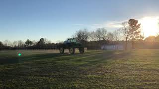 Spraying Wheat 2021