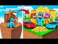 Evolucioné de POBRE a Adoptado por FAMILIA MILLONARIA en Minecraft!