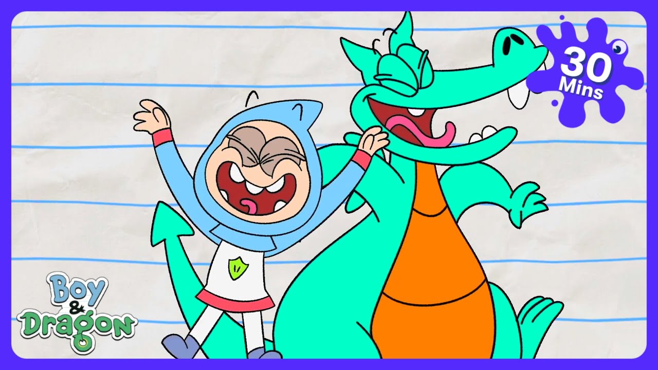 Boy & Dragon - Kolorowa Impreza Smoka | Bajki dla dzieci | WildBrain Park Emocji