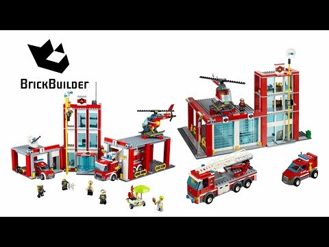 lego city fire fire station 60110