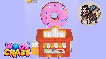 Wool Craze Puzzle level 17 Donut Shop Guide & Answers | Mobile Gameplay Walkthrough |
