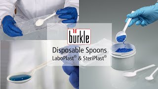 Disposable Sample Spoons for Lab & Pharma | SteriPlast® & LaboPlast® | Bürkle GmbH