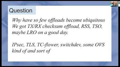 Netdev 0x14 - Hardware Acceleration and Offload Workshop