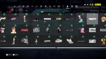 NFS Heat - All Street Art Decals