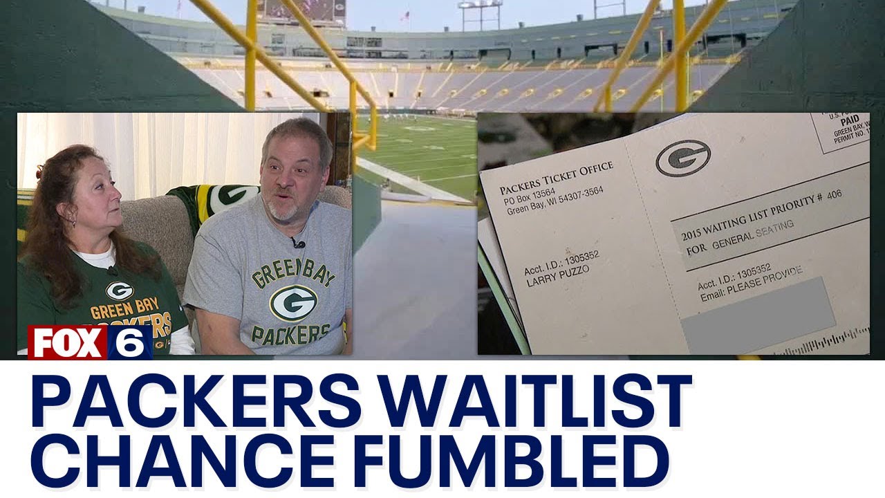 Green Bay Packers ticket waitlist; what you need to know | FOX6 News  Milwaukee - YouTube