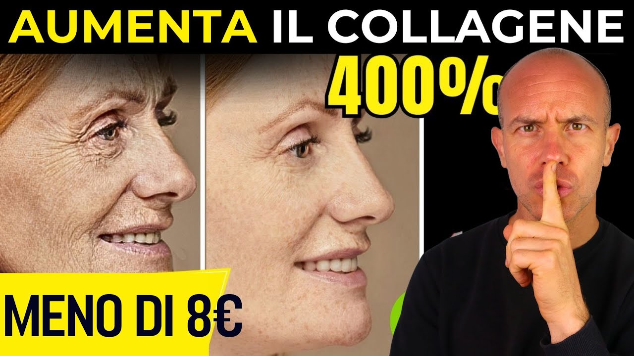 Aumenta il COLLAGENE del 400% con questo supplemento CASALINGO!