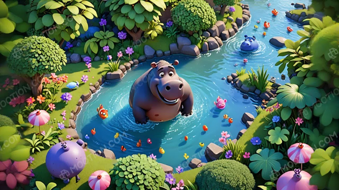 Happy Hippo Claps Big Hands 🦛 | Fun Kids Dance Song | Sing & Move Rhyme