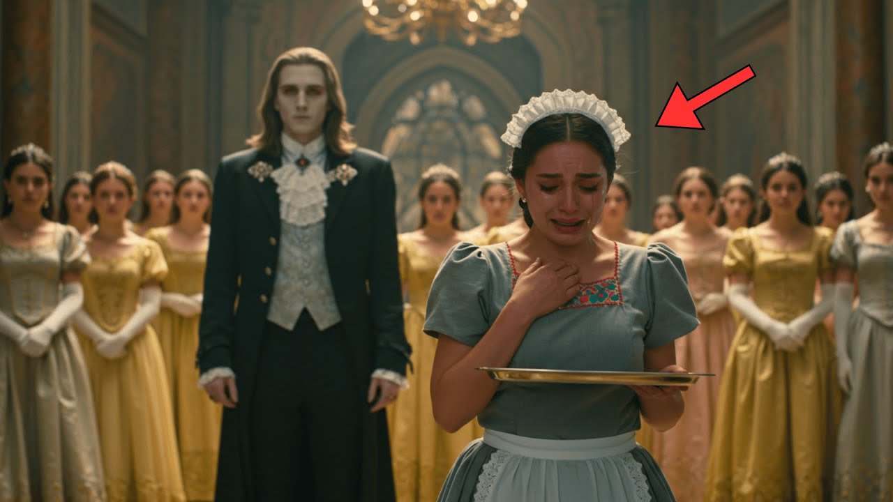 100 princesas ofrecen su sangre al Rey Vampiro, pero él solo anhela a la pobre camarera.