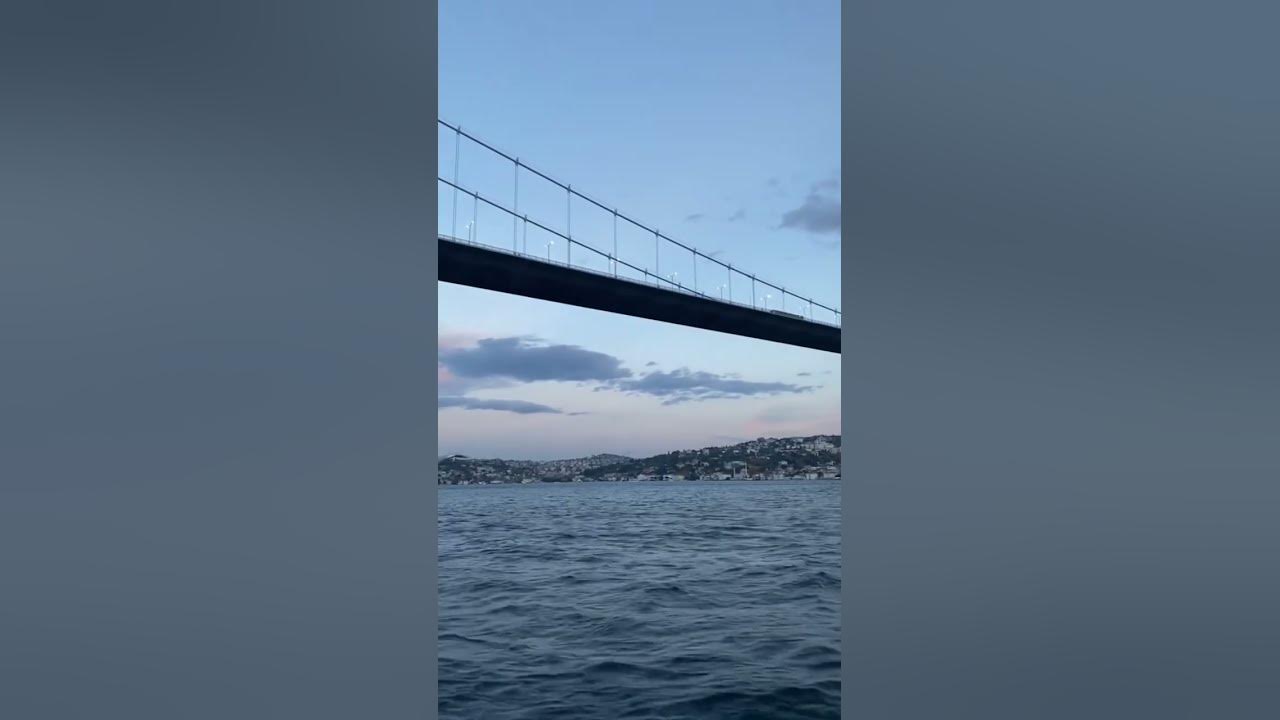 ⛴️Bosphorus Bridge. Divide a Turquía en dos continentes: Europeo y Asíatico 🇹🇷 #travel #turkey