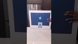 Blue iMac M3 24” 2024 ASMR Unboxing #shorts #iMac #apple #asmr