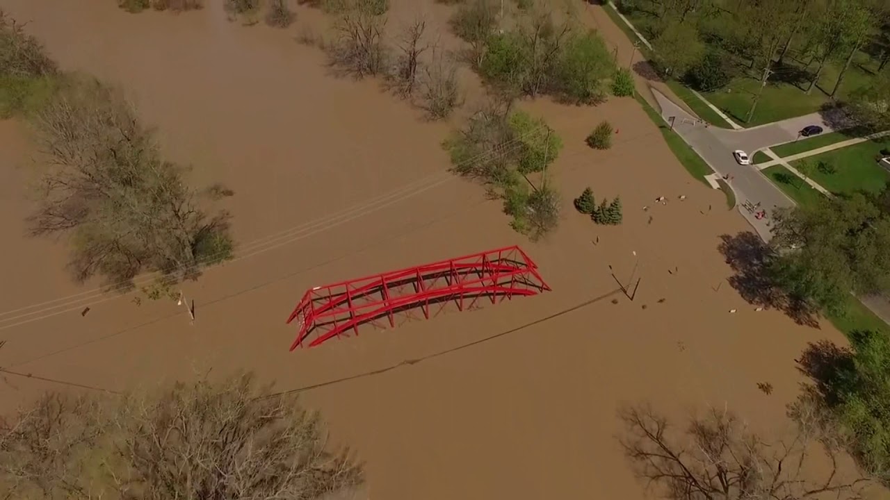 Flooding in Midland, MI. May 20, 2020 - YouTube