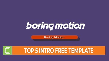 Top 5 Editable Intro Templates for Camtasia Studio | Free Intro Download #2