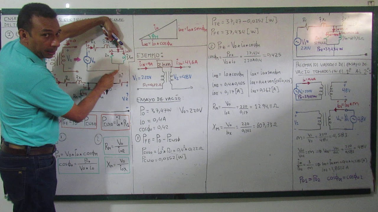 vídeo 6_ ensayo de vacío transformador