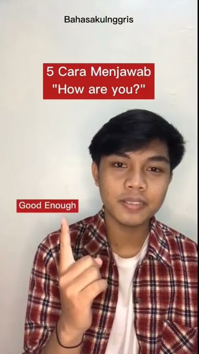 5 ways to answer HOW ARE YOU! #learnenglish #howareyou #expression