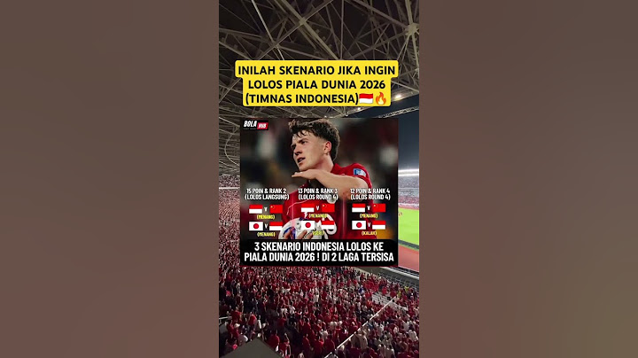SKENARIO LOLOS PIALA DUNIA TIMNAS INDONESIA🇮🇩🔥 #timnasday #timnas #timnasindonesia #pssi #indonesia