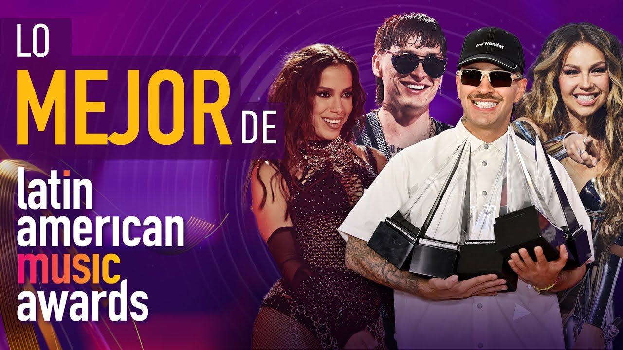 Los mejores momentos de la noche de Latin American Music Awards 2024