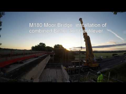 Moor Bridge Beam Installation M180 Area 12