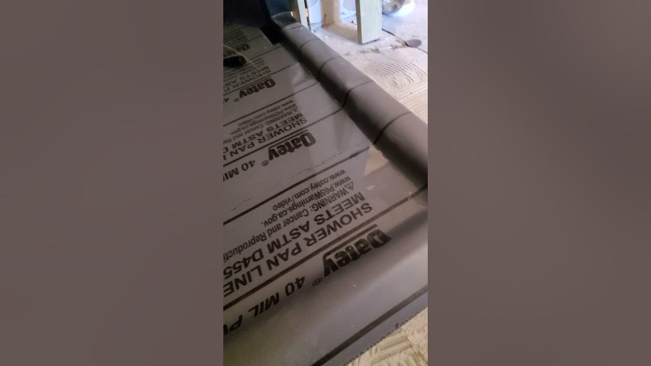 how to get a shower pan ready for inspection. shower pan water test 💦